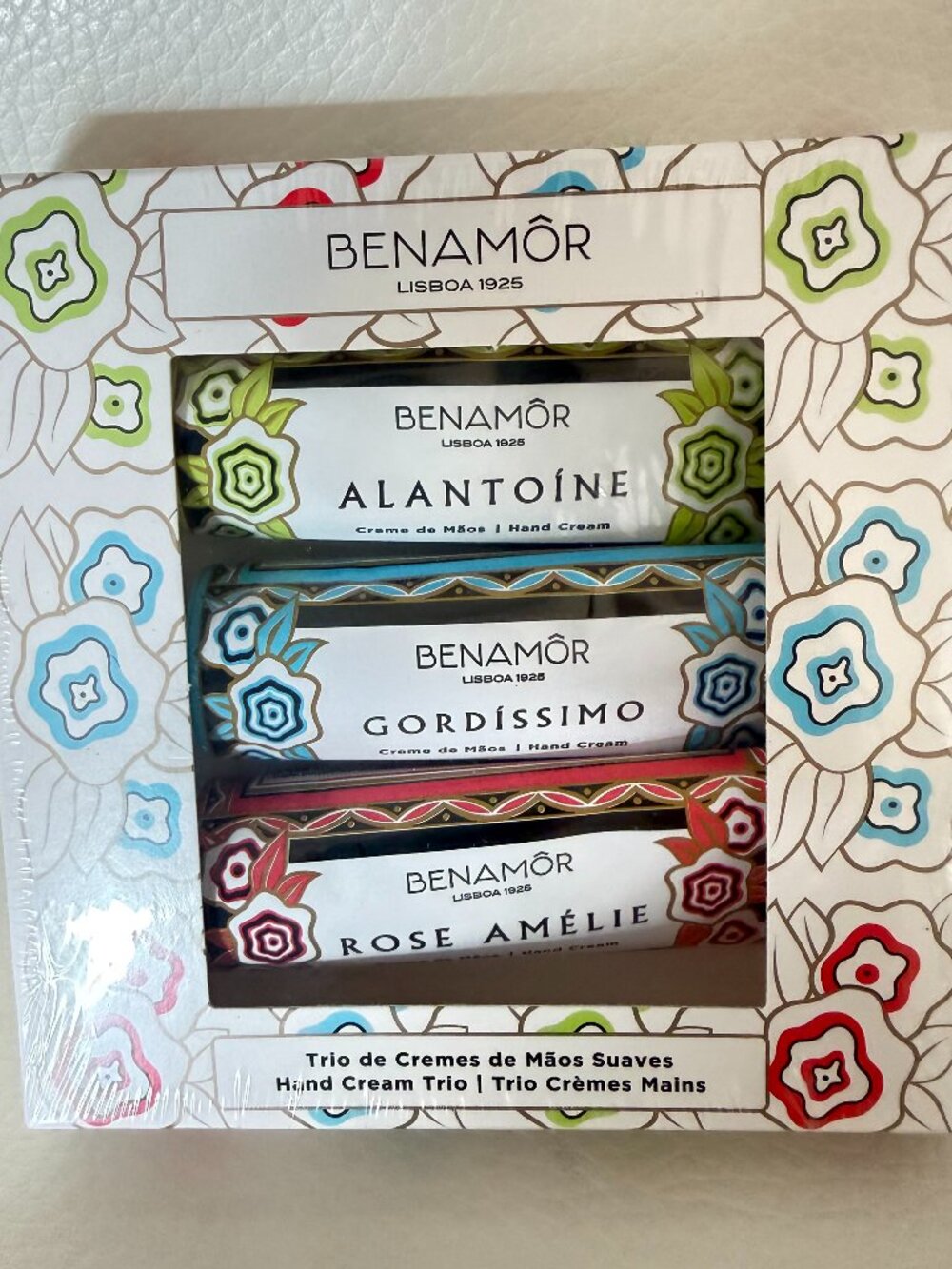 BENAMOR HAND CREAM TRIO , ALANTOINE , GORDISSIMO , ROSE AMELIE , PORTUGESE